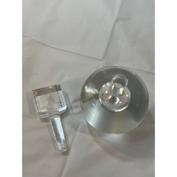 RARE STEUBEN SIGNED NUMBERED 14 CRYSTAL PERFUME BOTTLE ETCHED CHERUB IN STOPPER - Picture 14 of 16